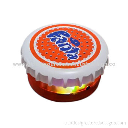 High-quality Sound Wireless Memory Card Flash Light Speaker with 350mAh Battery Capacity